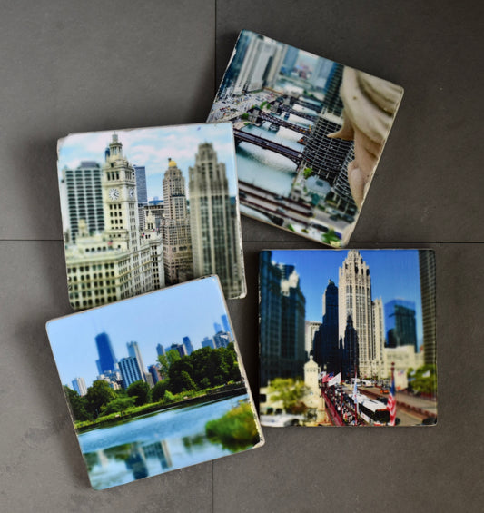 Stone Coasters - Chicago Coasters of Downtown Chicago