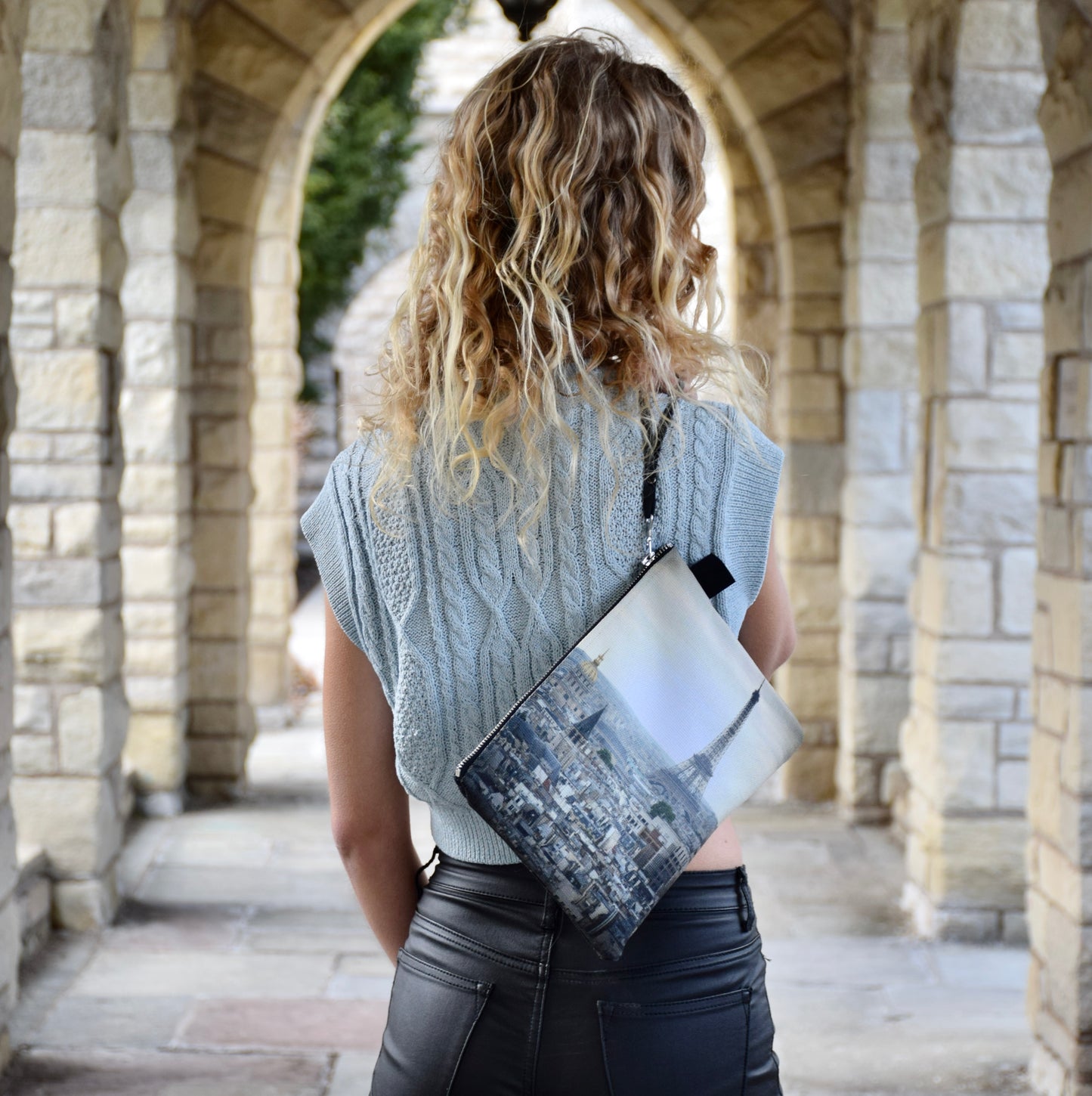 Paris Wristlet Bag - Eiffel Tower Wristlet Handbag
