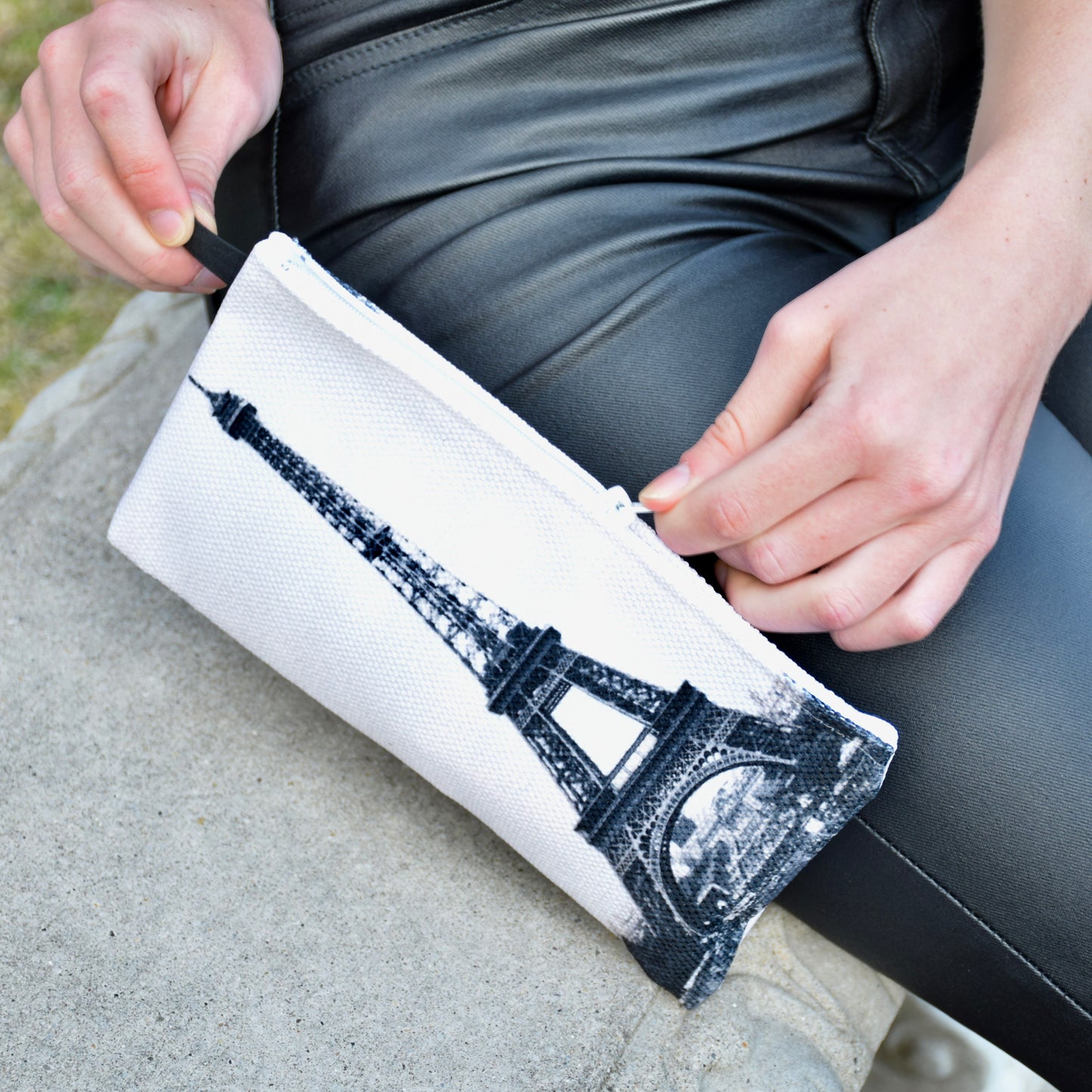 Paris Makeup Bag - Small Makeup Bag Eiffel Tower
