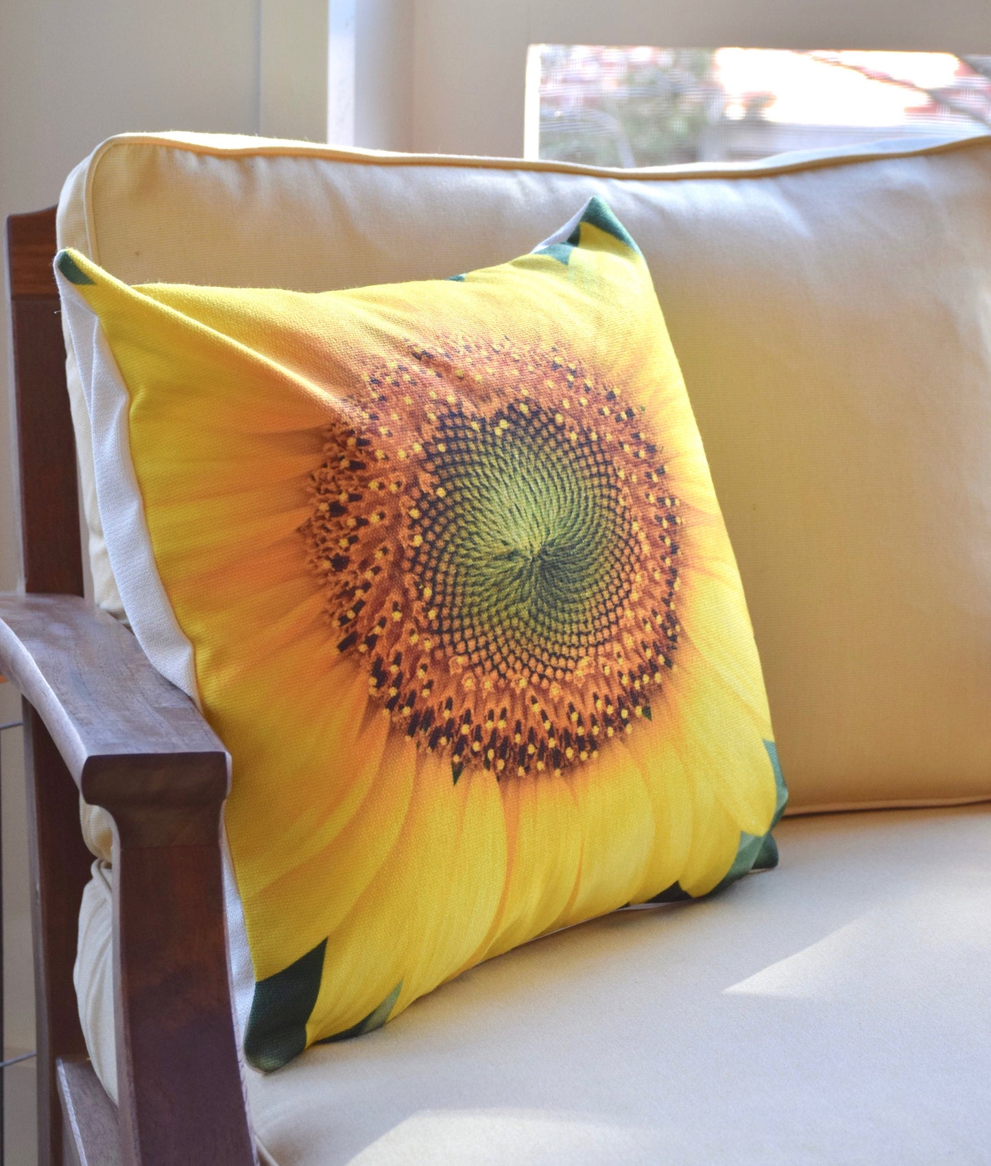 Sunflower Pillow - Sunflower Summer Decor Pillow