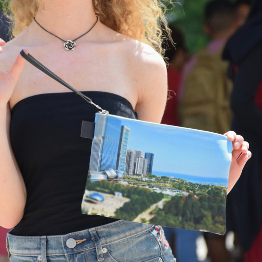 Chicago Wristlet Bag - Chicago Millennium Park Handbag