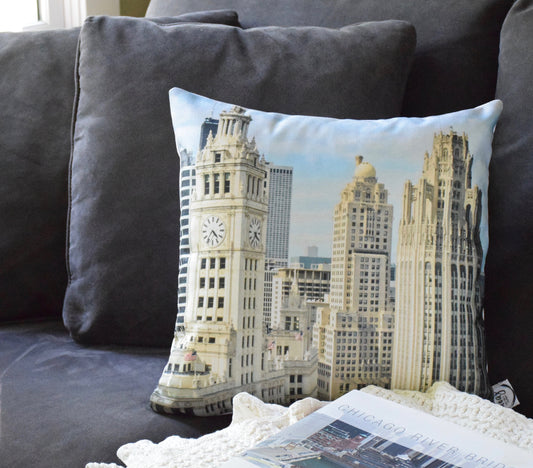 Chicago Pillow - Chicago Home Decor Throw Pillow