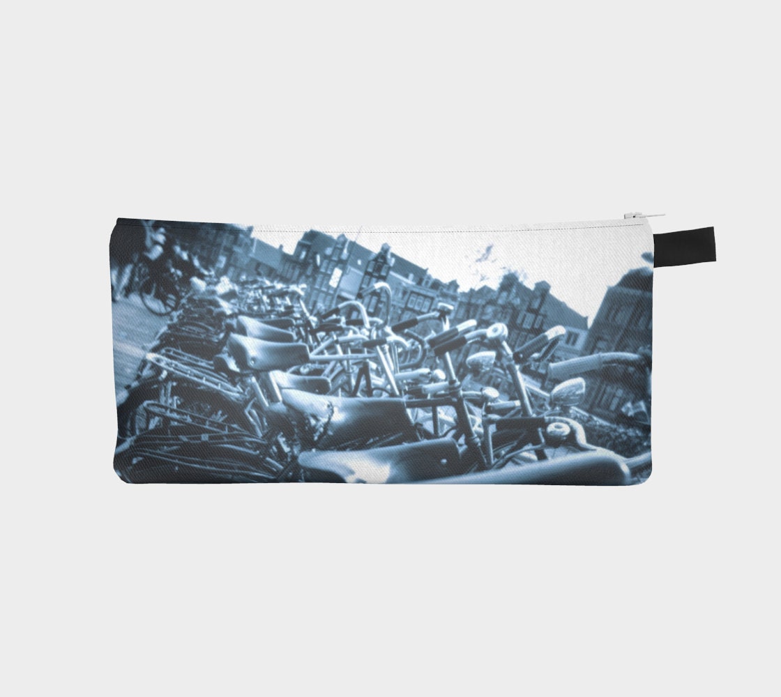 Amsterdam Makeup Bag - Small Makeup Bag with Amsterdam Bicycles