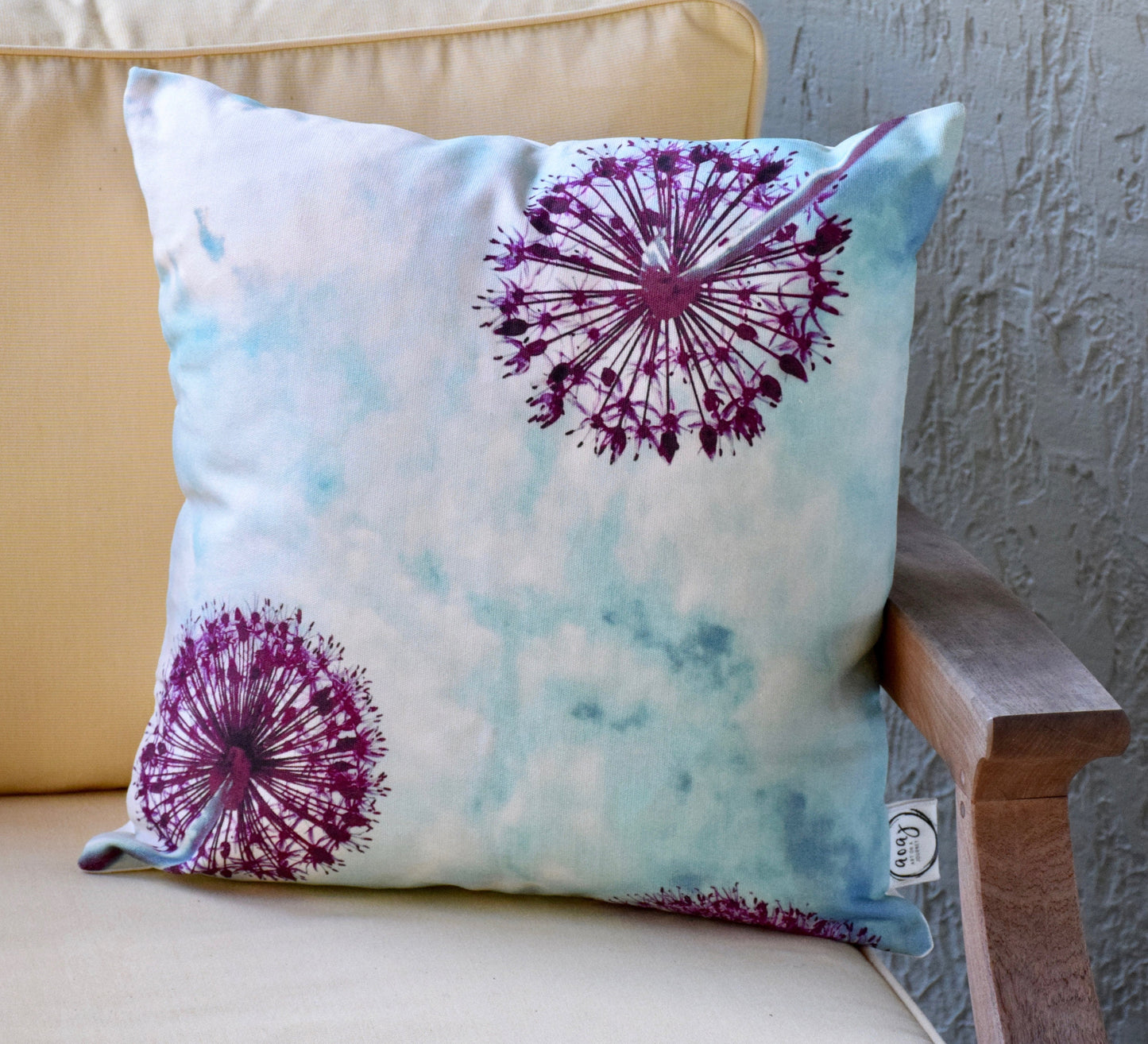 Spring Throw Pillow - Decorative Spring Flowers Pillow and Cover