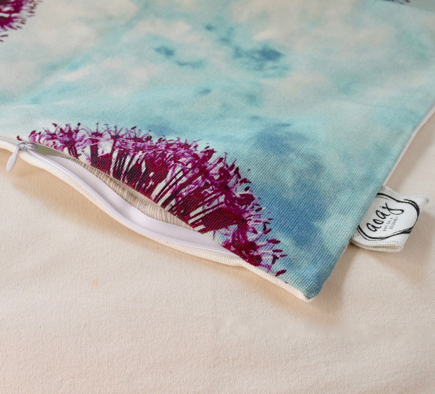 Spring Throw Pillow - Decorative Spring Flowers Pillow and Cover