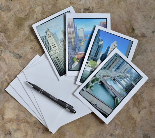 Chicago Greeting Cards - Eco-Friendly, Hand Printed Cards of Chicago
