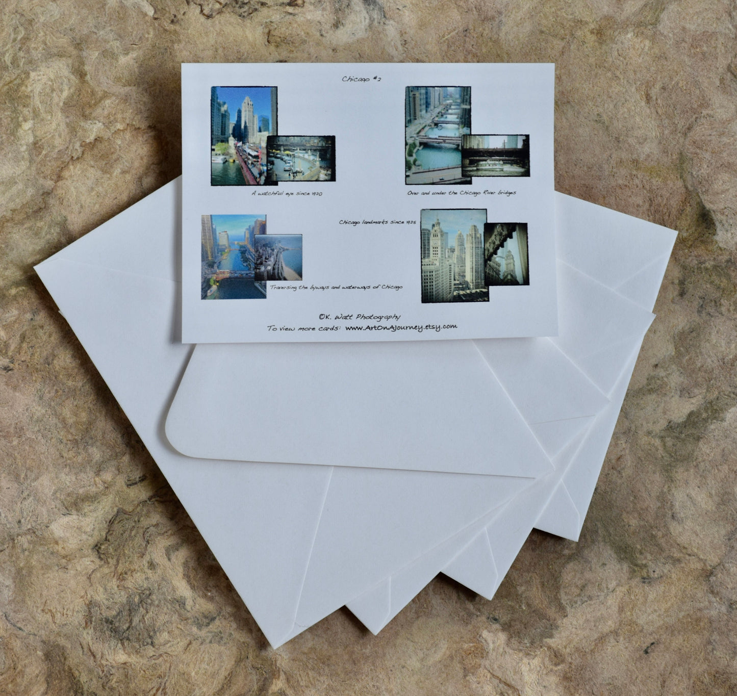 Chicago Greeting Cards - Eco-Friendly, Hand Printed Cards of Chicago