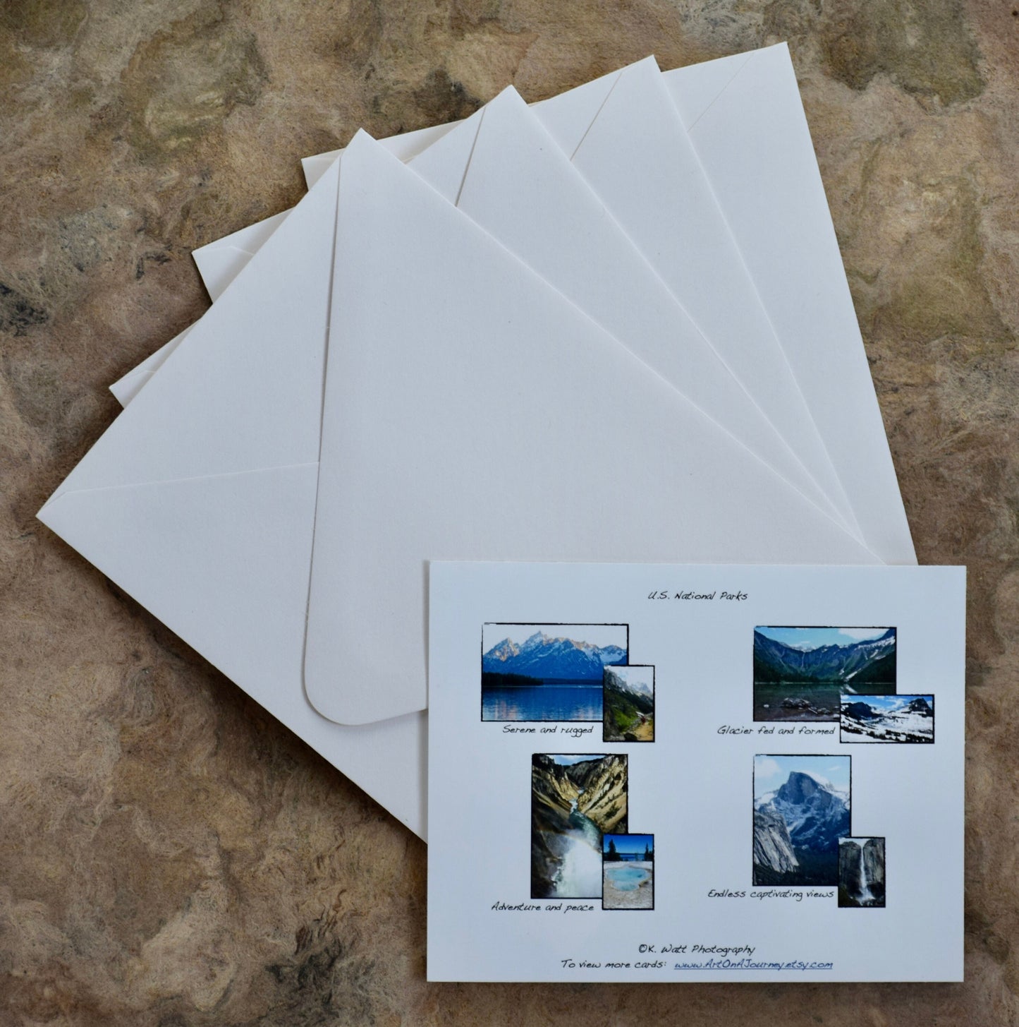 National Parks Greeting Cards - Eco-Friendly National Parks Cards