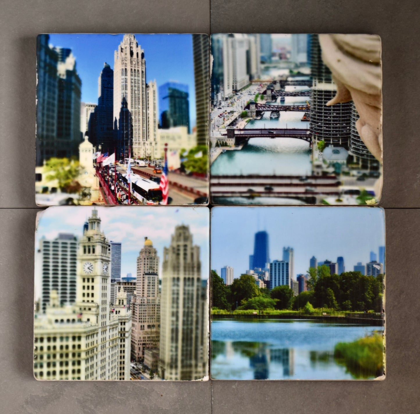Stone Coasters - Chicago Coasters of Downtown Chicago