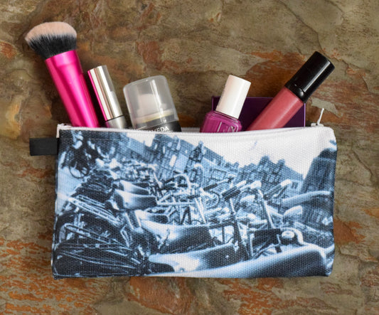 Amsterdam Makeup Bag - Small Makeup Bag with Amsterdam Bicycles