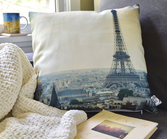 Paris Pillow - Paris Eiffel Tower Throw Pillow
