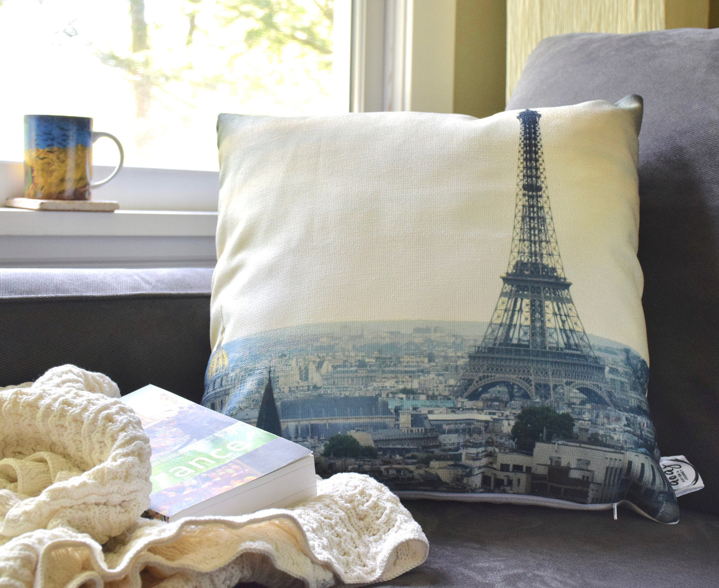Paris Pillow - Paris Eiffel Tower Throw Pillow