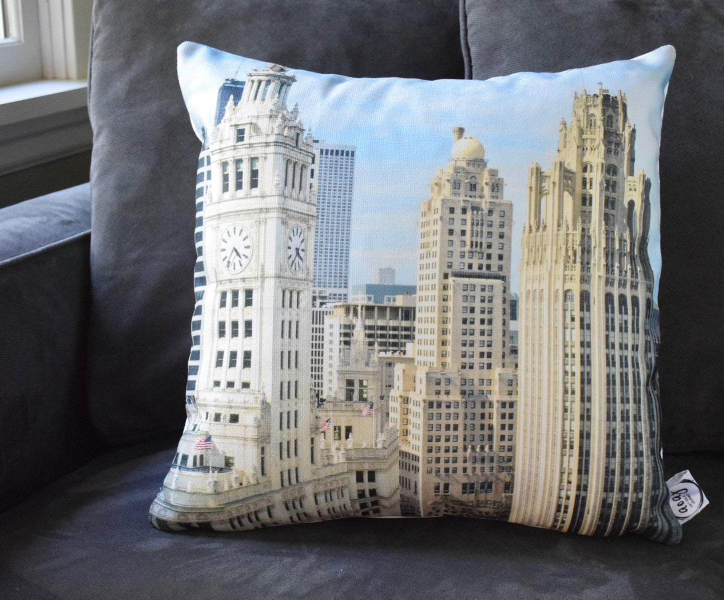 Chicago Pillow - Chicago Home Decor Throw Pillow