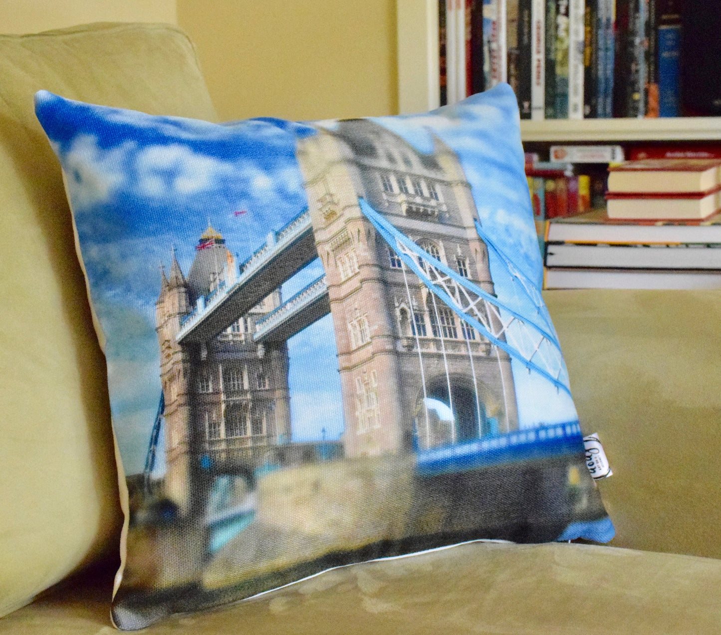 London Pillow - London Decor Tower Bridge Throw Pillow