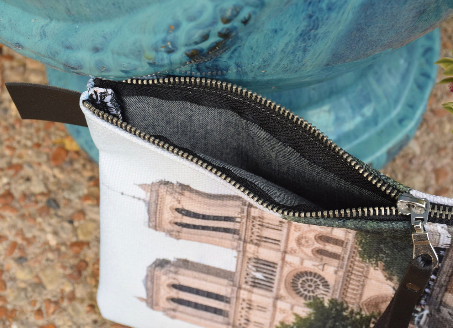 Paris Wristlet - Notre Dame Wristlet Handbag