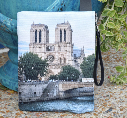 Paris Wristlet - Notre Dame Wristlet Handbag