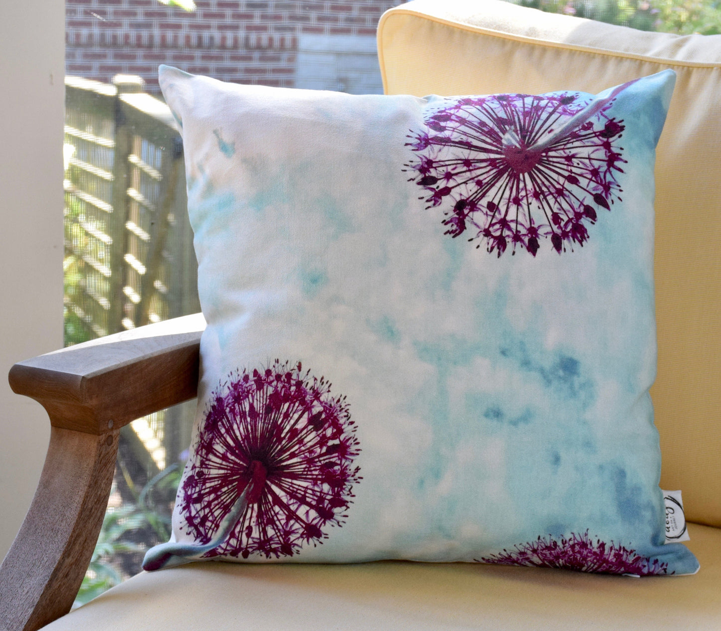 Spring Throw Pillow - Decorative Spring Flowers Pillow and Cover