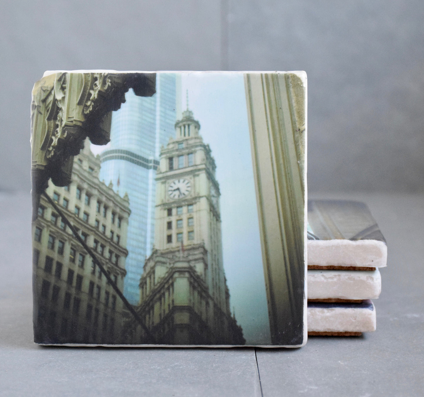 Chicago Stone Coasters - Chicago Drink Coasters