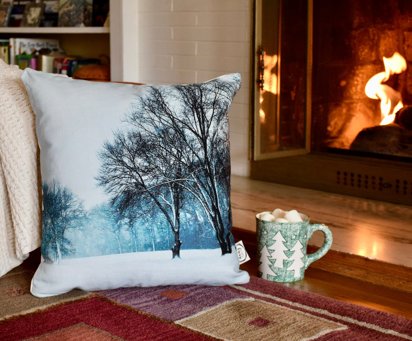 Winter Pillow - Winter Home Decor Pillow