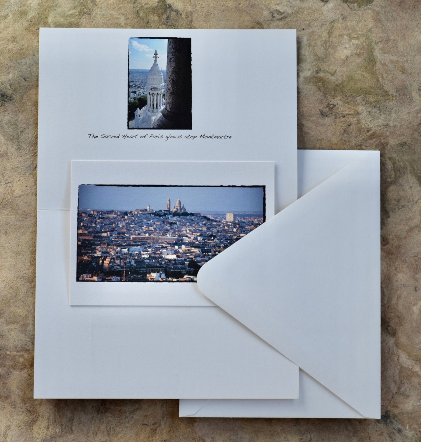 Paris Greeting Cards - Hand Printed Paris Card Collection Set of 6
