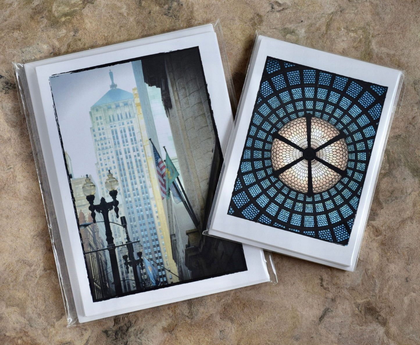 Chicago Greeting Cards - Hand Printed, Eco-Friendly Chicago Loop Cards