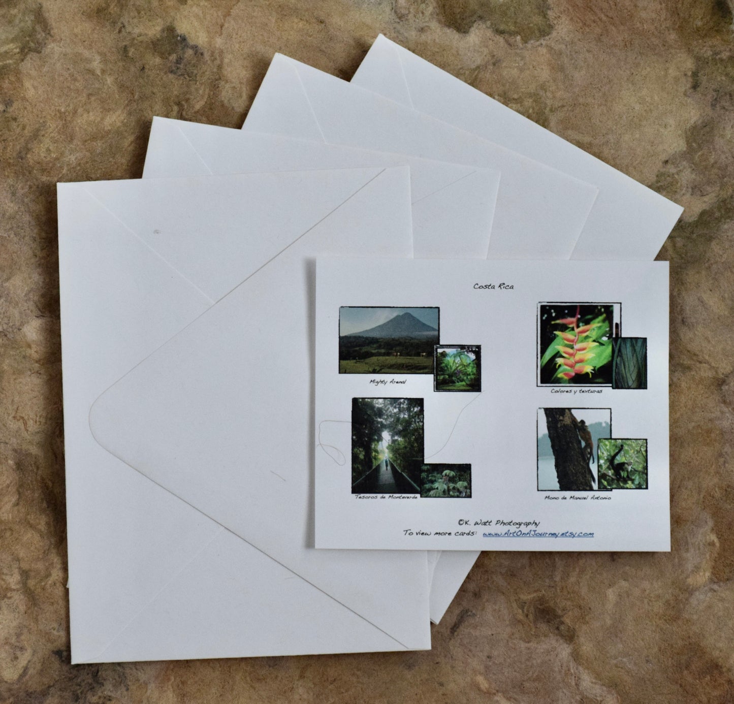 Costa Rica Greeting Cards - Eco-Friendly Costa Rica Cards